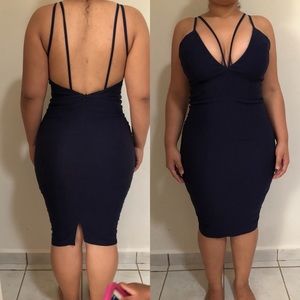 Navy blue dress